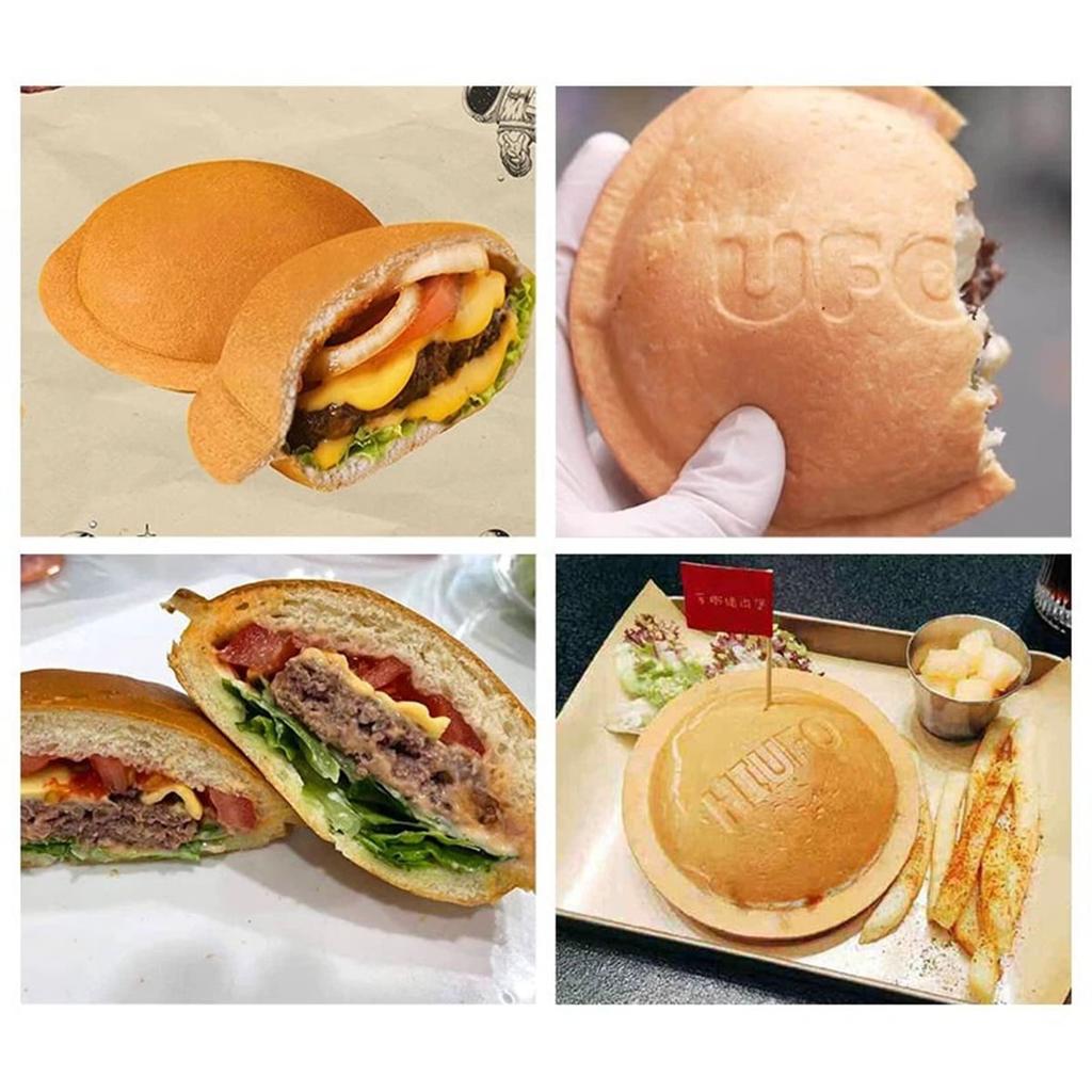 220V Hamburger Machine Burger Press Sandwich Maker 1200W Powerful Panini Press Waffle Maker