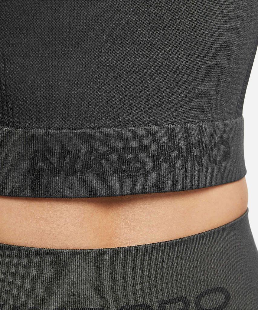NIKE Pro Full-Zip Training Top W - Dark Smoke Grey / Io4467-070