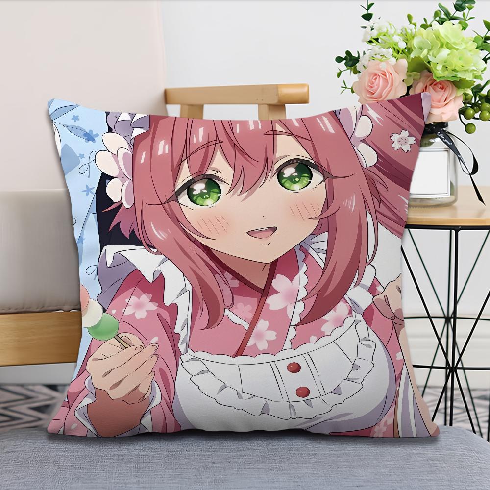 100 anime soft Comfortable Pillow Case The for Sofa Living H-Hanazono Room Girlfriends Home office Decor H-Hahari Protective Cov