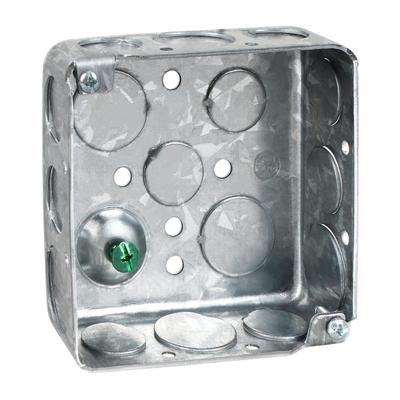 Electrical Outlet Box Iron Materials Size Prevents Wiring Damage with US Accessory In Various Setting