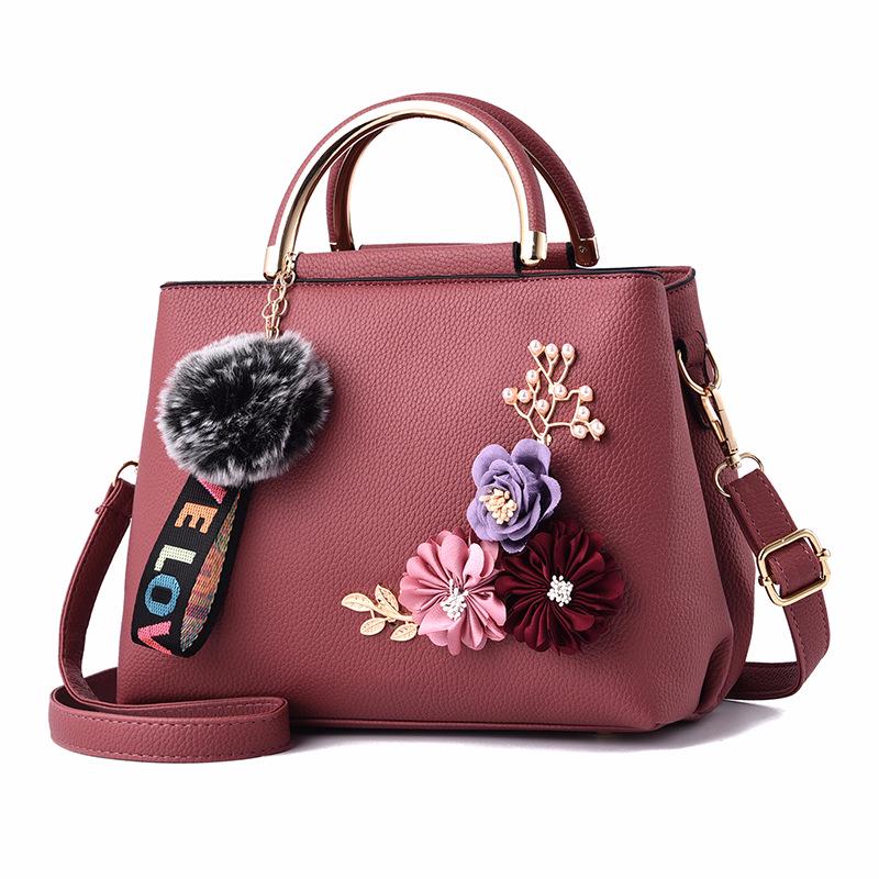 Damen Tasche Neu 2026 Mode Damen Blumen Ein Schulter Crossbody Tasche Handtasche