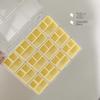 Jewelry Earrings Display Box with Transparent Design for Comprehensive Nail Accessories Storage