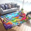 Cartoon Dinosaur Carpet Rug for Living Room Bedroom Home Sofa Decoration,Kids play Non-slip Floor Mat