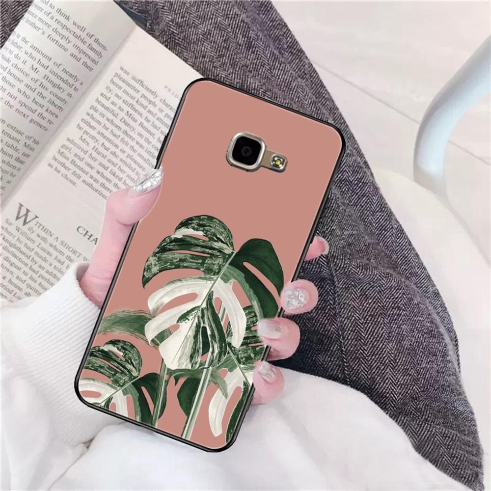 Leaves Monstera Green Phone Case For Samsung A 10 11 12 13 20 21 22 30 31 32 40 51 52 53 70 71 72 73 91 13 Shell