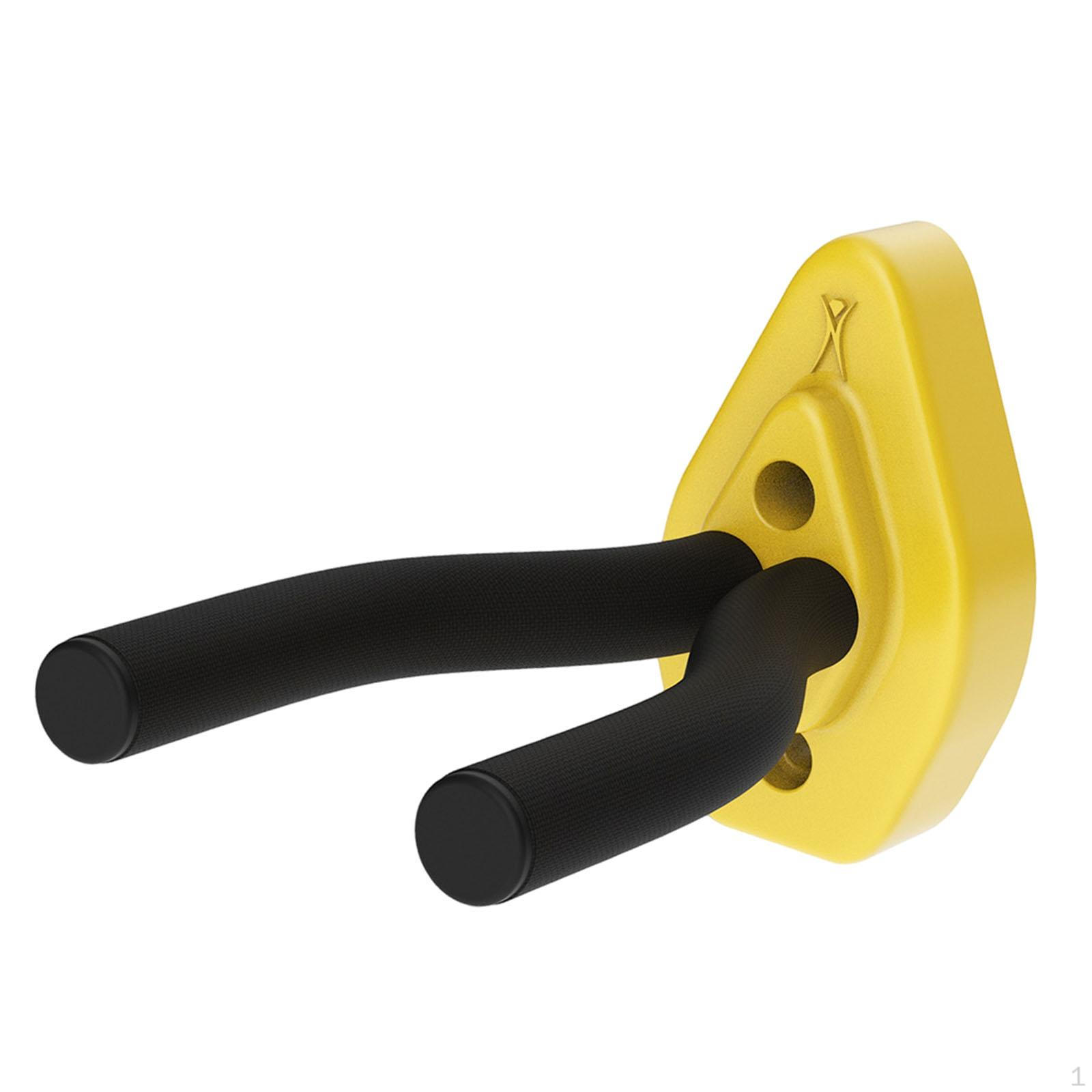 

Подставка-держатель для гитары, нескользящая, экономящая место, стойка для инструментов, поддержка банджо жёлтый