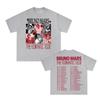 Bruno Mars The Romantic Tour 2026 Summer Pop Music Tour Graphic Print Tshirt Fashion Hip Hop Gothic Streetwear Pure Cotton Tops