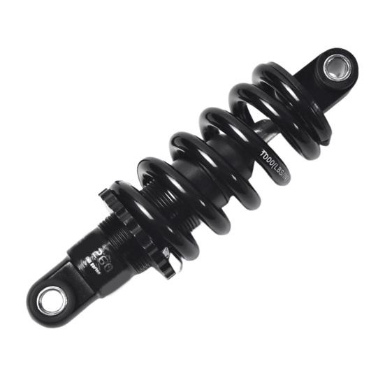 12.5/15CM Mountain Bike Spring Shock Absorber 550/850/1000/1500Lbs Adjustable Scooter Folding Bike Rear Suspension Shock Absorber