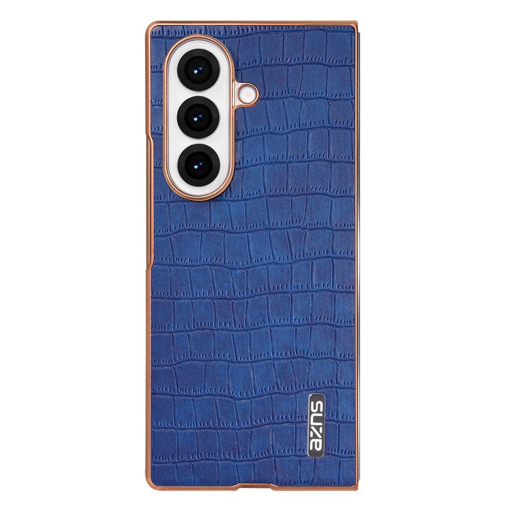 Alligator Pattern Phone Case For Samsung Galaxy Z Fold 7 6 5 4 5G PC Hard Shell Protective Phone Case Fold7 Back Cover