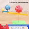 Earth-Moon Three-Sphere Model Kit for Elementary Students - Handmade Science Toy
