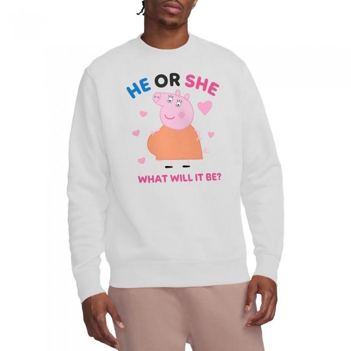 Peppa Pig Womens/Ladies He Or She Mummy Pig Sweatshirt
