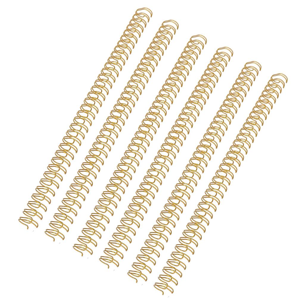 Double Loop Wire Binding Spine 1 2in Diameter 34 Loop 3:1 Pitch 100 Sheets Capacity Iron Wire Binding Ring
