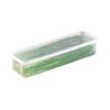 Noodle Storage Box Plastic Spaghetti Preservation Box Food Holder Fresh-keeping Sealed Green Oonion Container Box Kitchen Fridge