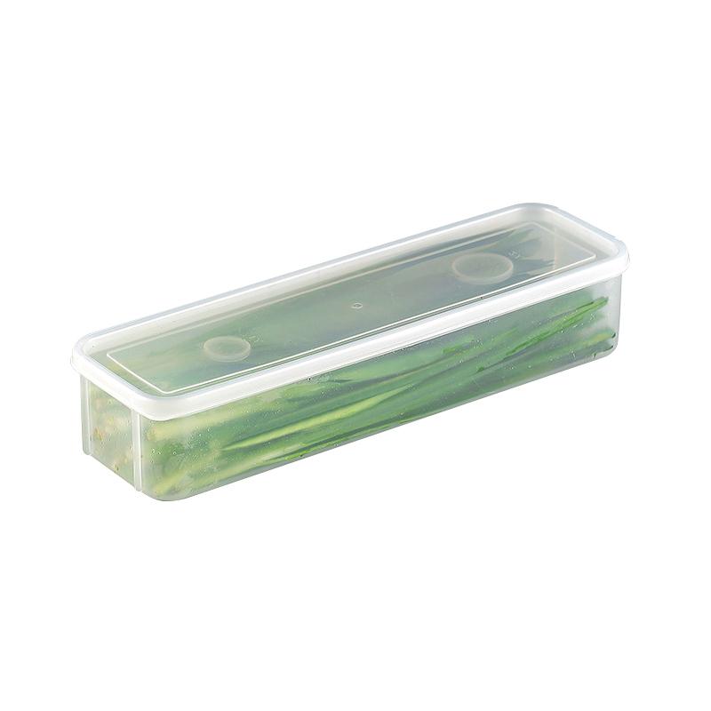 Noodle Storage Box Plastic Spaghetti Preservation Box Food Holder Fresh-keeping Sealed Green Oonion Container Box Kitchen Fridge