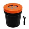 Rotatable Cigarette Trash Can with Lid Smokeless Detachable Car Ash Tray Smell Proof Vehicle Accessories for Cars Home Office