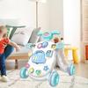 Premergător de împins pentru bebeluși Jucărie de învățare pentru peste 9 luni Structură stabilă cu Rezervor pentru Greutate GAIN Timpuriu