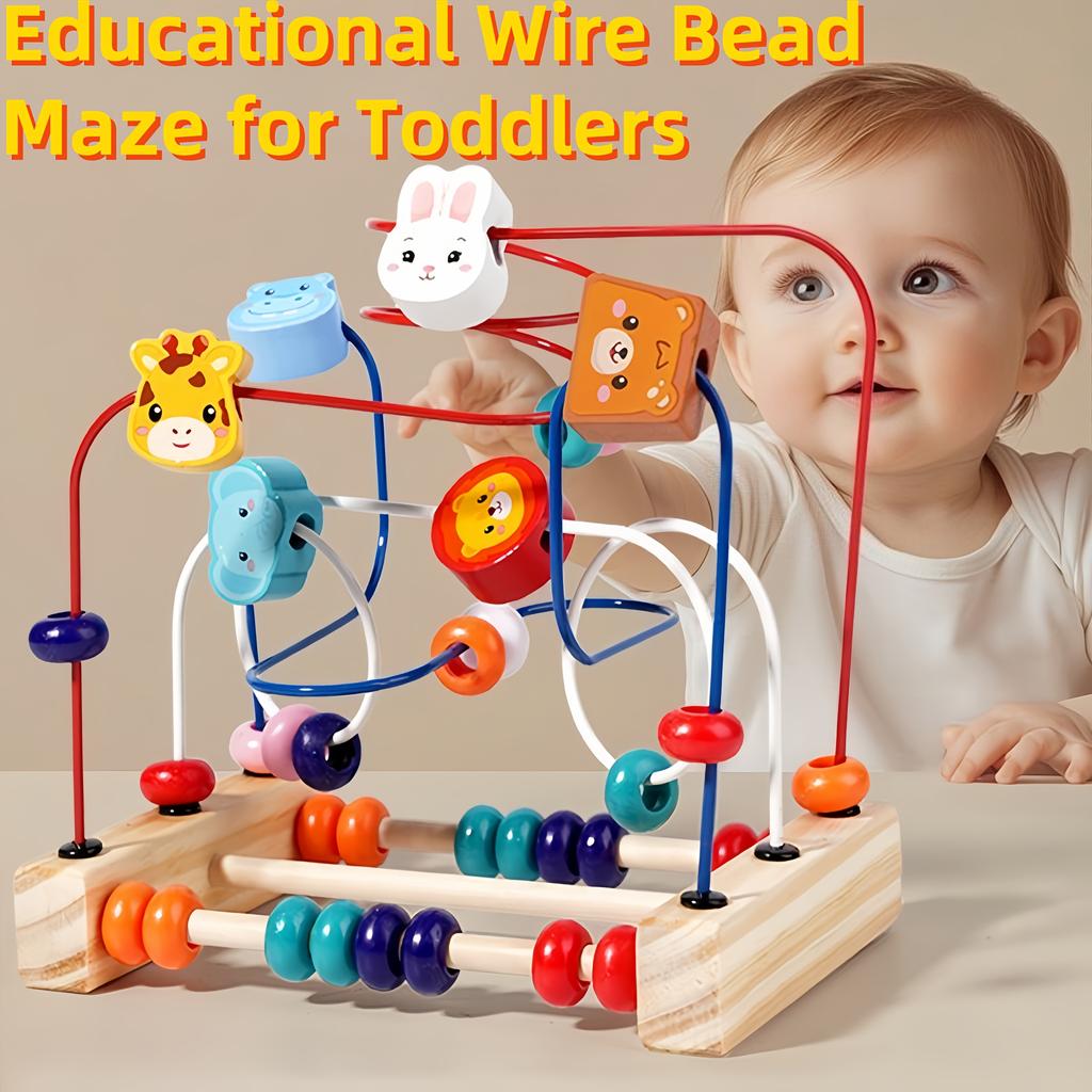 Youngsters's Bead Maze Toy Hand Learning Educational Toys Perfect Gift