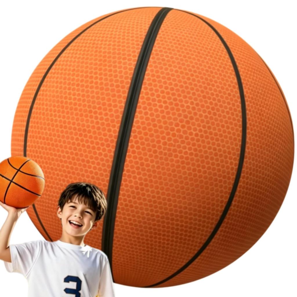AnJieYa 2026 Heavyweight Size 5 Silent Ball, Sponge Ball, Soft Mini Basketball, IndoorOutdoor Use, Beginner, Night Practice (Size 5: 21cm Diameter)