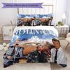 French Legendary Rock Singer and Actor Johnny Hallyday Provides Comfortable Bedding Covers and Pillowcases for Home Use (without Core) K14