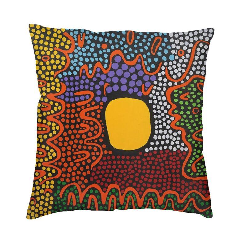 

Fashion Japanese Pop Art Yayoi Kusama Square Throw Pillow Cover Home Decorative 3D Doublesided Print Cushion Cover for Car 30x30cm 12x12in