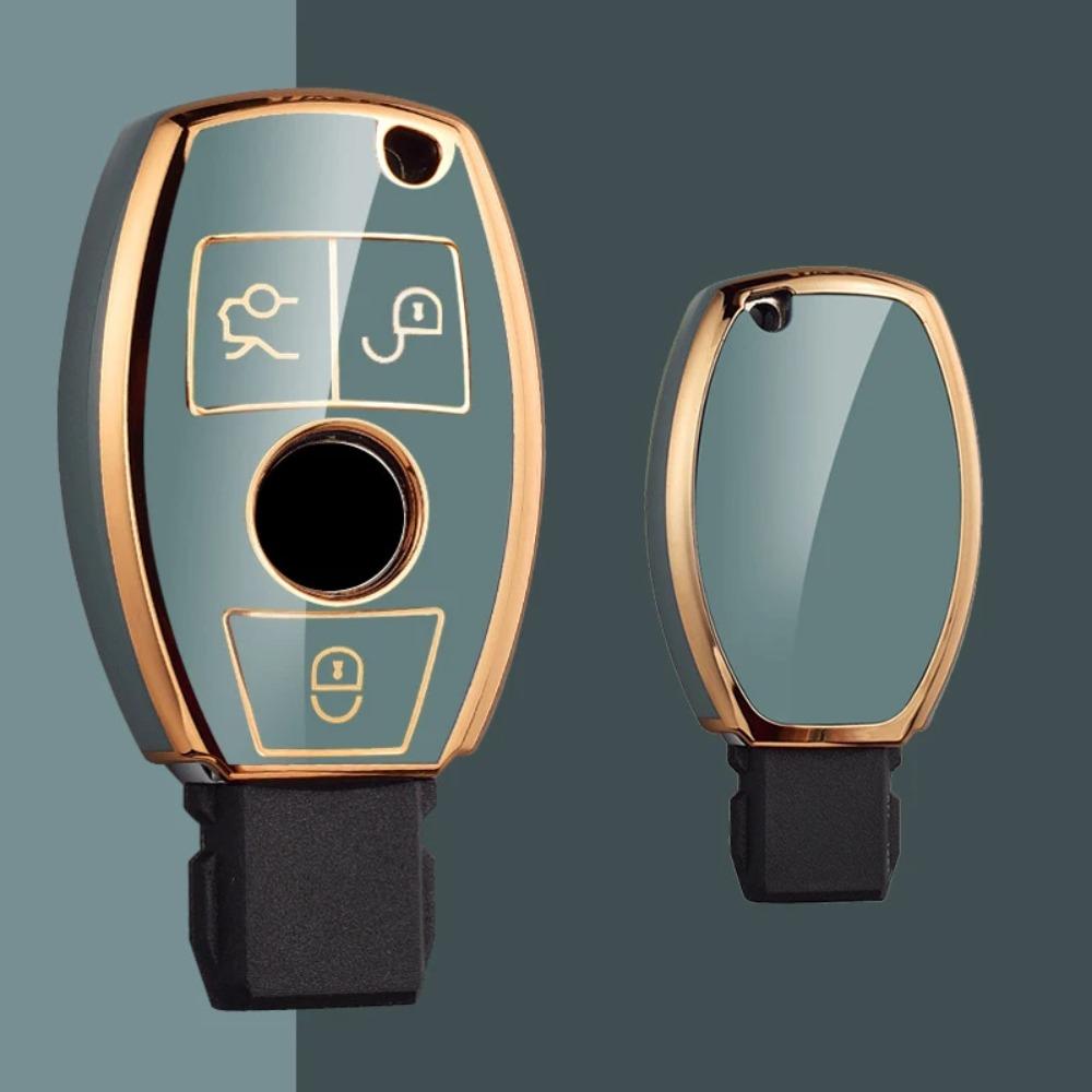 TPU Car Remote Key Case Cover Shell Fob for Mercedes Benz A C E S G Class GLA CLA GLK GLC CLS W204 W463 W176 W251 W205 AMG