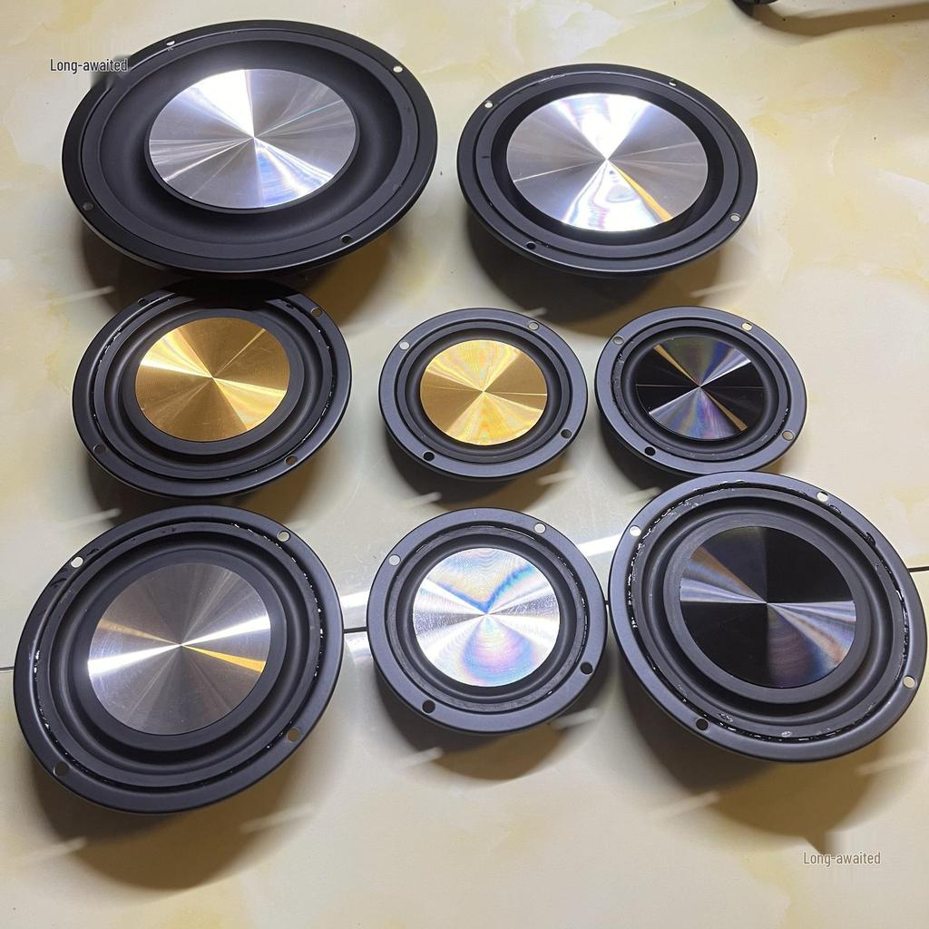 4" x 3" Inverted Edge Bass Diaphragm Radiator with 5" x 6" Bracket for Passive Vibration Cones - Audio Accessory