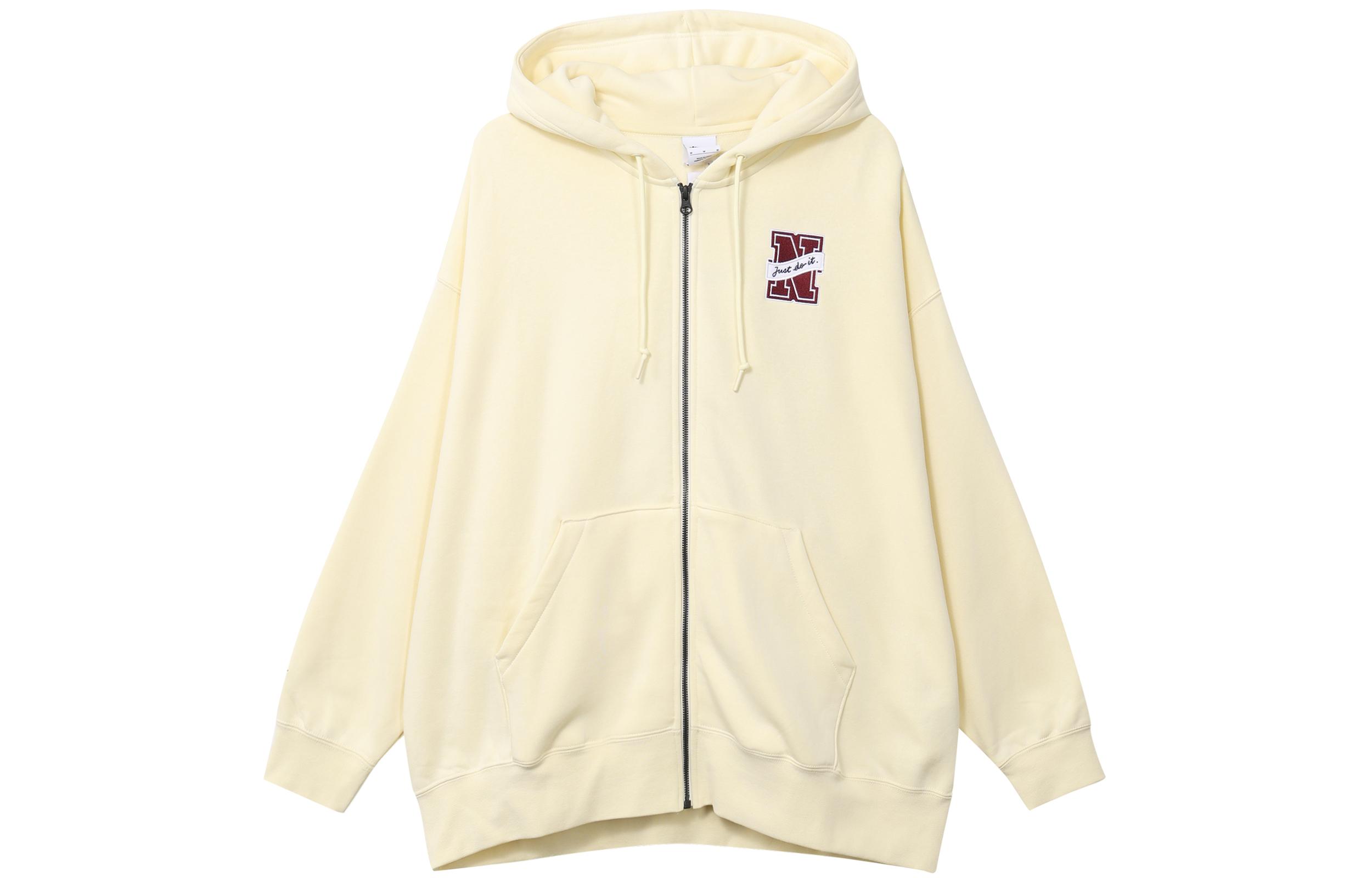 Nike Sportswear Essential Women s Fleece Jacket Beige FV8445-113 XL