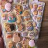 Capybara Themed PP Sticker Set (2 Pcs) - Fun Embellishments for Planners & Handcrafts BulingBulingStickers Store