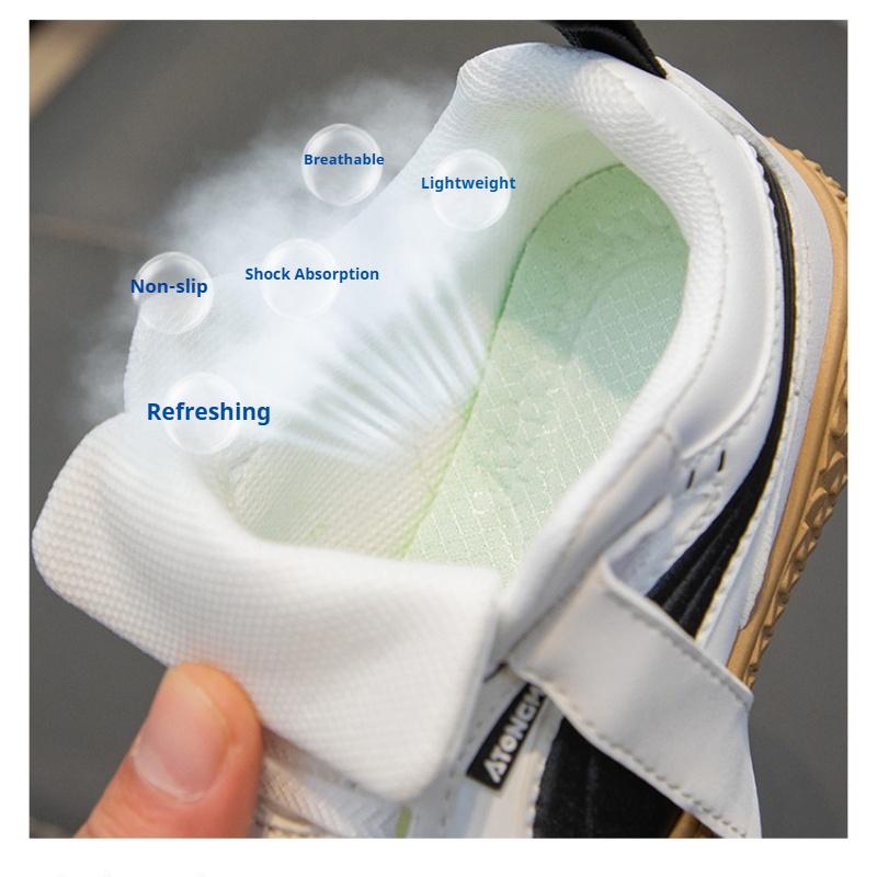 Spring New Double Mesh Breathable Children's Casual Shoes for Boys and Girls Fashionable Breathable Sports Running Shoes
