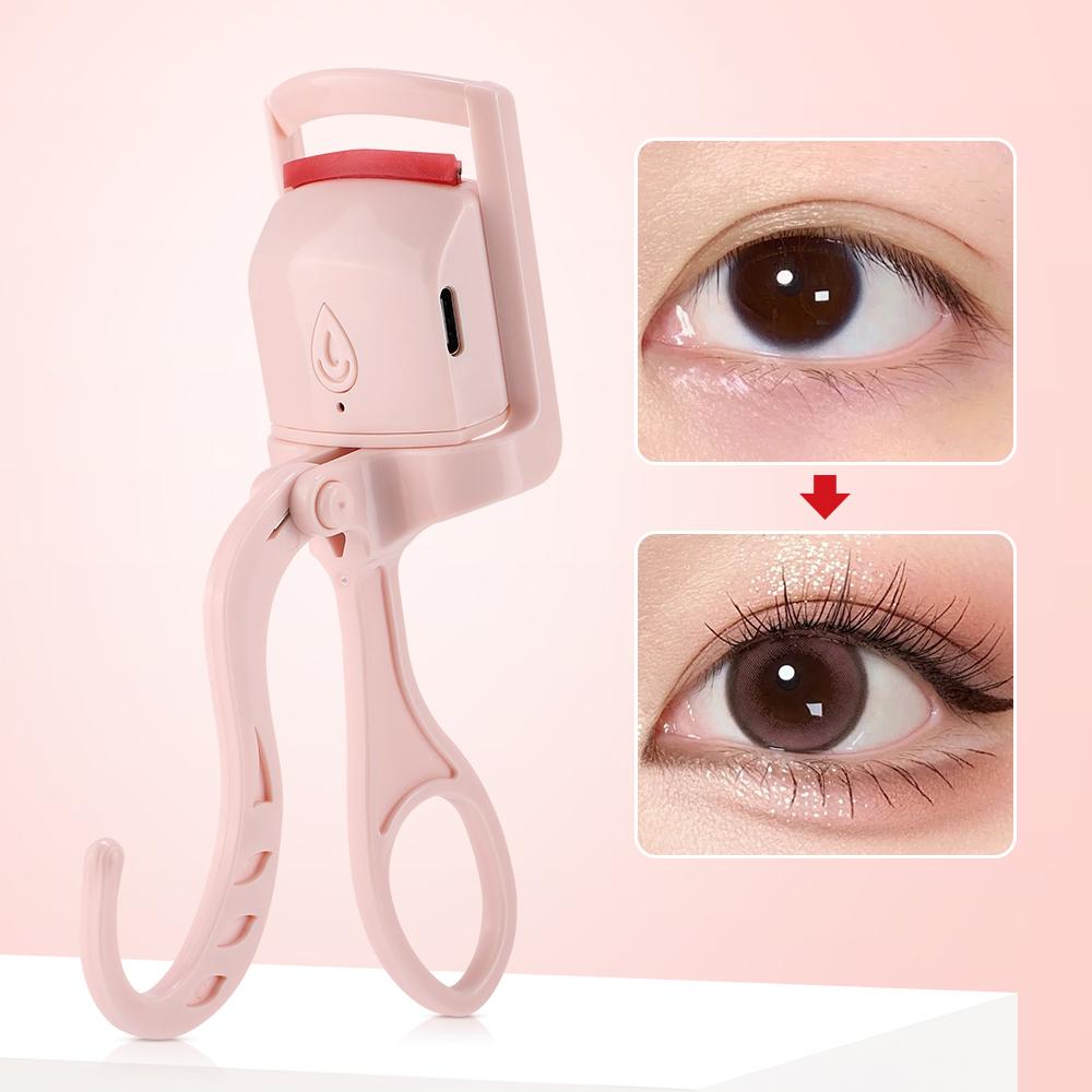 Electric Heated Eyelash Curler Intelligent Temperature Control Anti-Scald Eyelash Long-lasting Curling Device Eyelash Styler