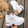 Scarpe da Donna con Plateau e Tacco Alto - Scarpe Sportive Casual Versatili e Comode per Donna