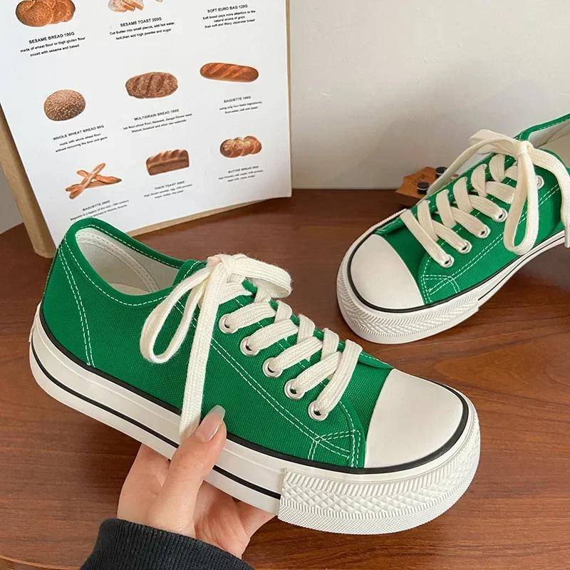 

Женская парусиновая обувь. Женские модные летние повседневные кроссовки. Студенческая повседневная обувь. Женская обувь с высоким берцем. 35 лес зеленый