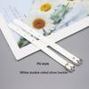 Easy To Write Double Sided PU Luggage Tag Alloy Buckle Rust Proof Copper Rivet for Travel Baggage Identification