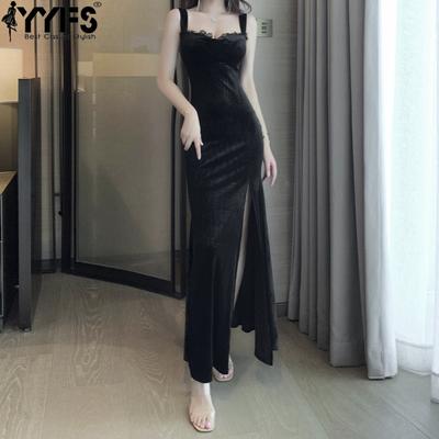 Women's Fashion Summer Spring Solid Color Print Sleeveless Suspenders High Waist Casual Dresses