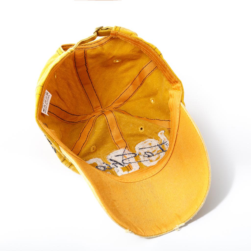 1985 Embroidery Ripped Baseball Cap Washed Distressed Patch Adjustable Dad Hat Vintage Lightweight Sunscreen Sports Hat