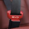2pcs Car Seat Belt Buckle Cover Leather Protector Anti-collision Case For BYD Atto 3 Act 3 Tang F3 E6 Yuan plus Song plus ev f0