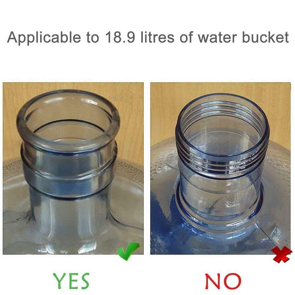 Fashion Anti Splash Replacemet Reusable Water Jug Cap Water Bottle Snap Bucket Lid