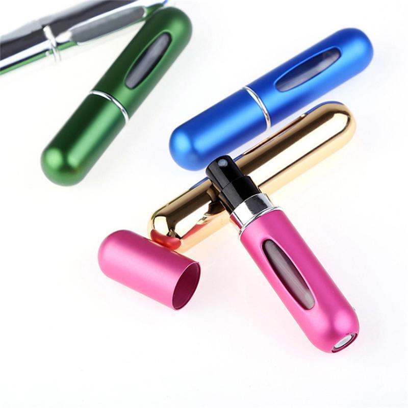 Aluminum 5ml Rechargeable Metal Perfume Portable Makeup Bottle