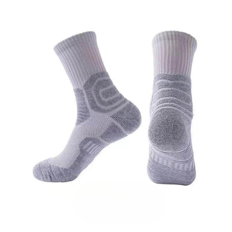 Herren Frühling und Herbst Professionelle Basketball Sport Tide Schweißabsorbierend Atmungsaktiv Rutschfest Schlauchsocken