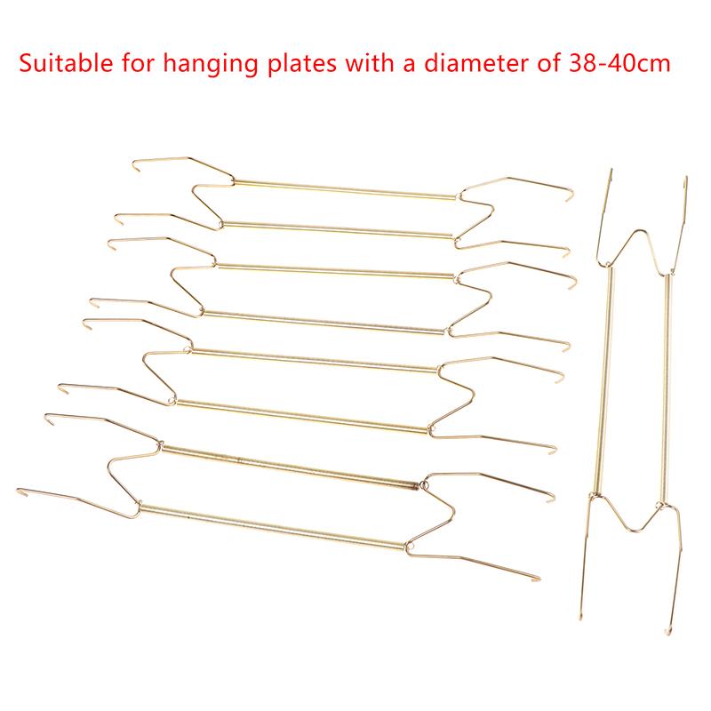 5 Buc Hanger pentru Plăci de Afișaj de Perete Tip W Suport cu Arc Cârlig Invizibil Pentru Agățarea Farfurii Decorative Lucrări de Artă Afișaj de Perete