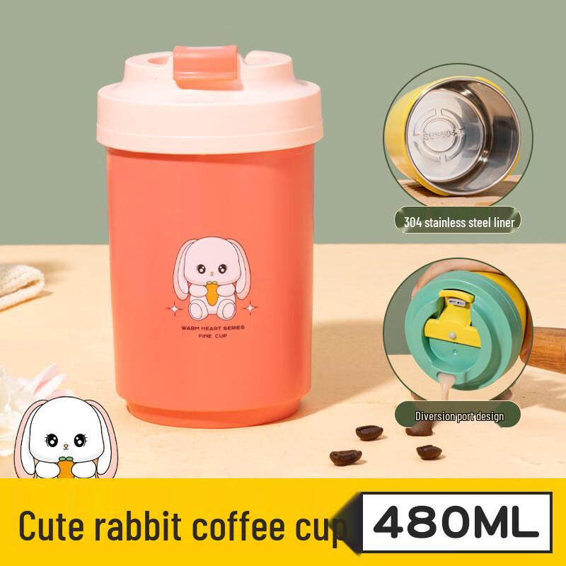 Carburton Kids Cartoon Insulated Straw Bottle