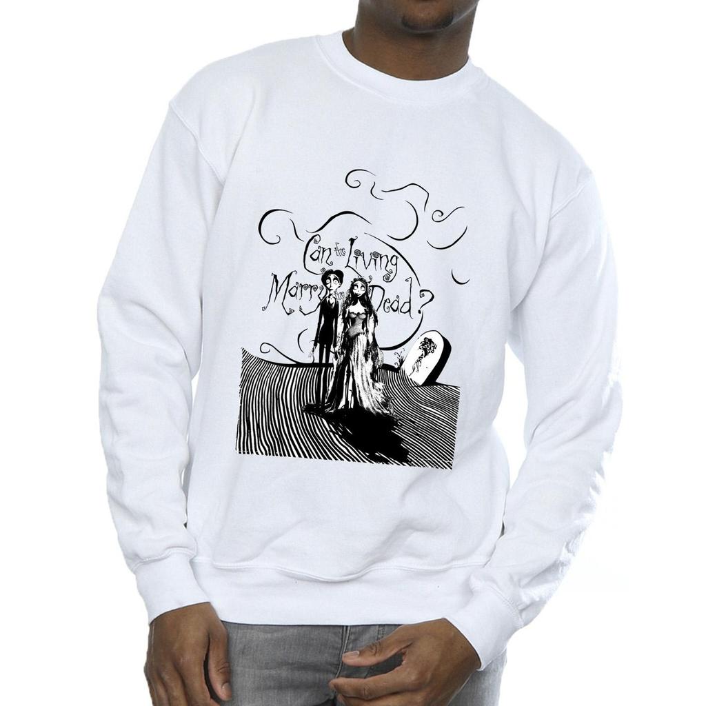 Corpse Bride Herren-Sweatshirt „Marry The Dead“.
