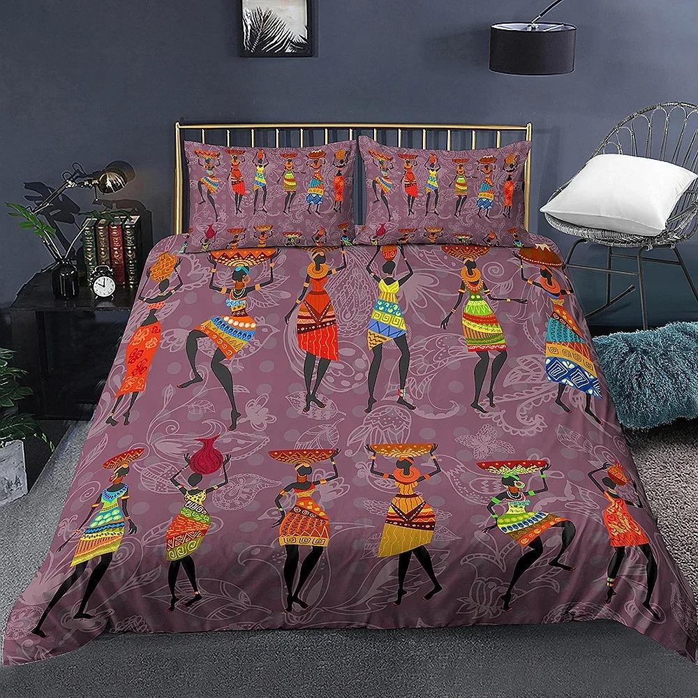 Comfortable Stylish Pattern Duvet Cover Set With Duvet Cover And Pillowcases King Queen Twin Sizes For All Ages