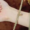 Fashion Exquisite Imitation Crystal Bracelet For Women Fu Character Lucky Blessing Bracelet Auspicious Jewelry Gifts