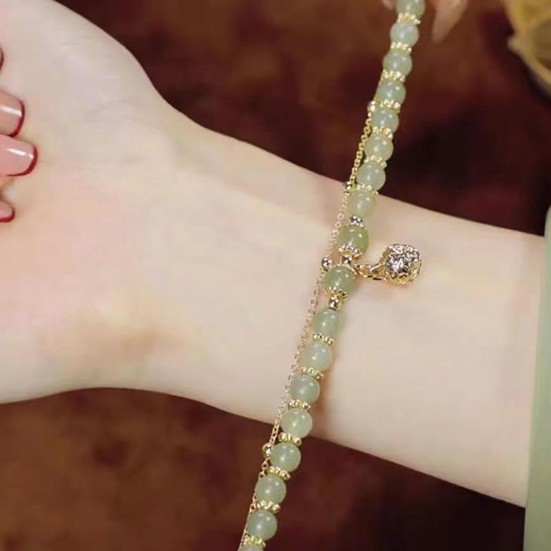 Fashion Exquisite Imitation Crystal Bracelet For Women Fu Character Lucky Blessing Bracelet Auspicious Jewelry Gifts