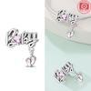 Authentic Pink Shoes Game Console Swan Pendant Moon Baby Bead Charms Compatible With Bracelets Women copper Childrens Day Gift Set Jewellery