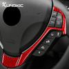 Real Soft Carbon Fiber Sticker for Acura ILX 2013-2017 2018 2019 2020 2025 2025 For RDX 2013-2018 Car Steering Wheel Accessories
