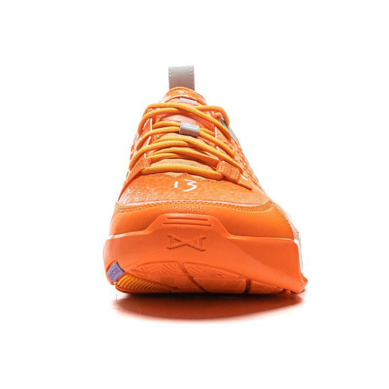 Li Ning All City 13 Basketballschuhe Herren Niedrig geschnitten Orange ABAV001-7