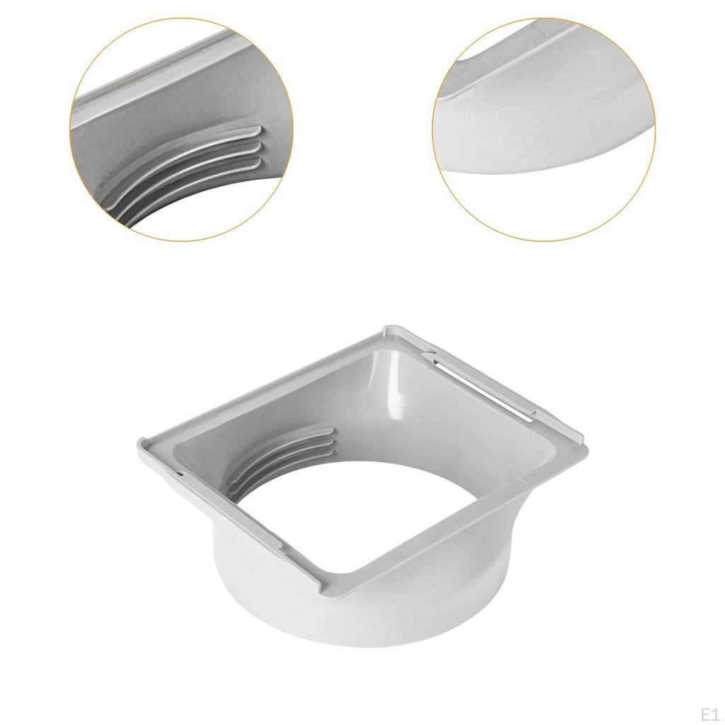 Air Conditioner Exhaust Hose Connector,Accessories Tube Adapter Portable Repair,Hose Coupler White