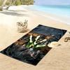 Left Dead Print Beach Towel Large Soft Quick Dry Towel For Beach Camping Swimming