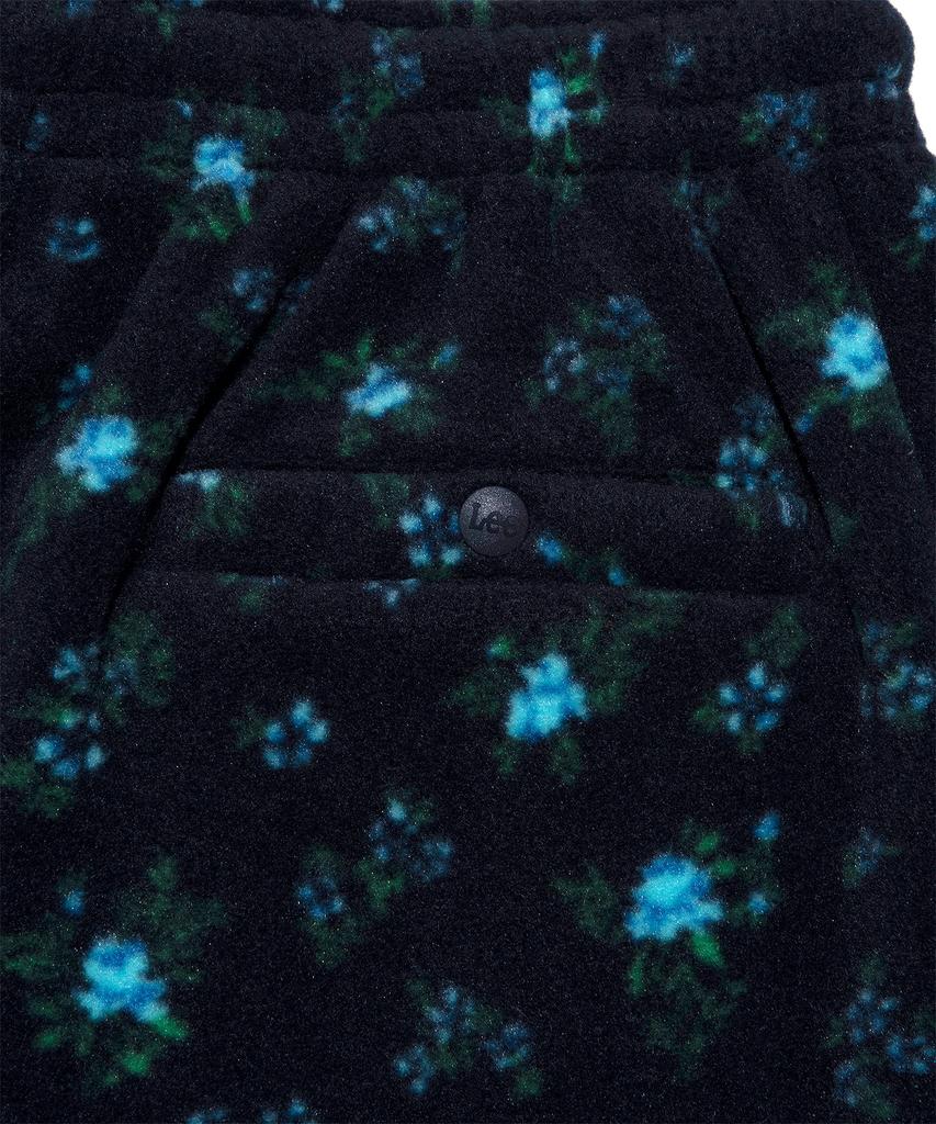 LEE Women'S Floral Fleece Pants Navy
